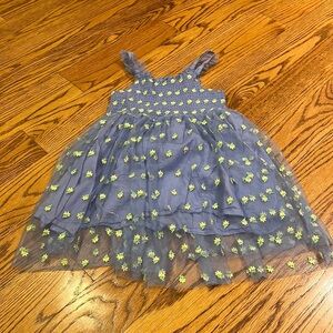 Peek Girl’s Purple Floral Dress Size 6/7